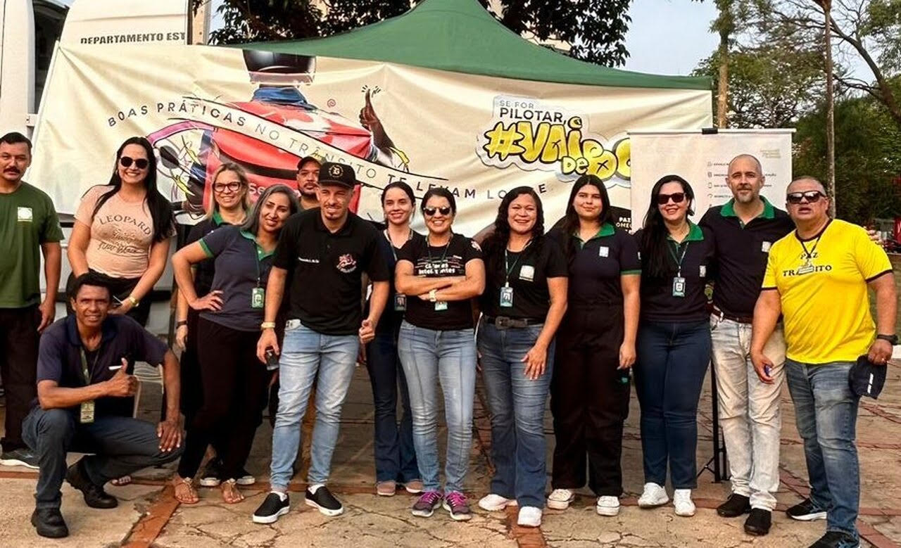 Conscientização no trânsito: Entregadores participam de ação educativa em Campo Grande