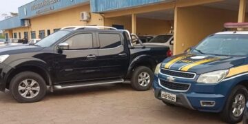 Dupla é presa com veículo clonado durante abordagem na BR-267 em Bataguassu