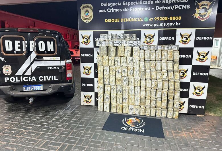Durante operação Defron apreende 500 kg de drogas em Ponta Porã