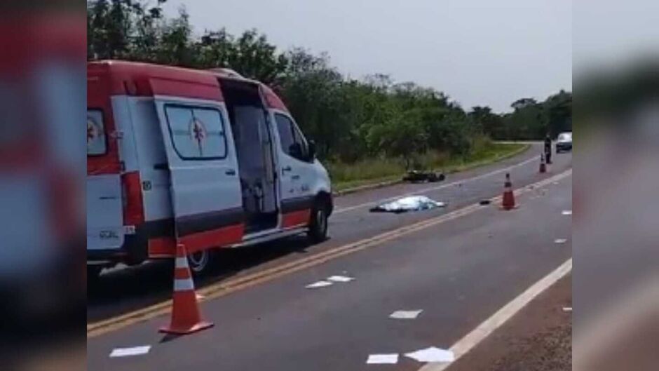 Motociclista m*rre em acidente no Anel Viário de Dourados