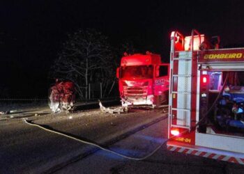 Motorista m*rre em colisão frontal com carreta na BR-262, em Miranda