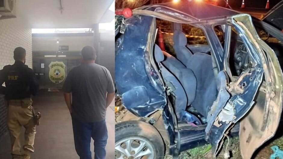 Motorista embriagado confessa ter deixado local de acidente grave na BR-163, em Dourados