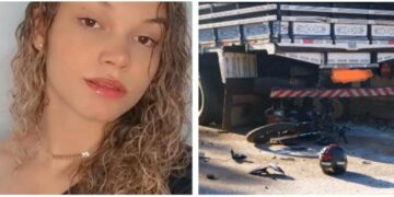Identificada jovem que morreu ao bater moto em caminhonete estacionada em Glória de Dourados