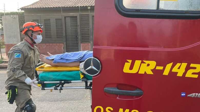 Soldador é socorrido em estado grave após eletrocussão em Nova Alvorada do Sul