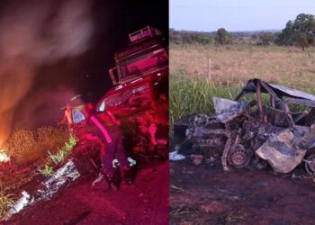 Vídeo: Acidente na BR-060 deita  três  mortos e dois feridos em Camapuã