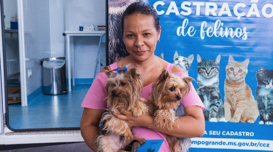 Castramóvel estará no Bosque dos Ipês com atendimento gratuito para animais