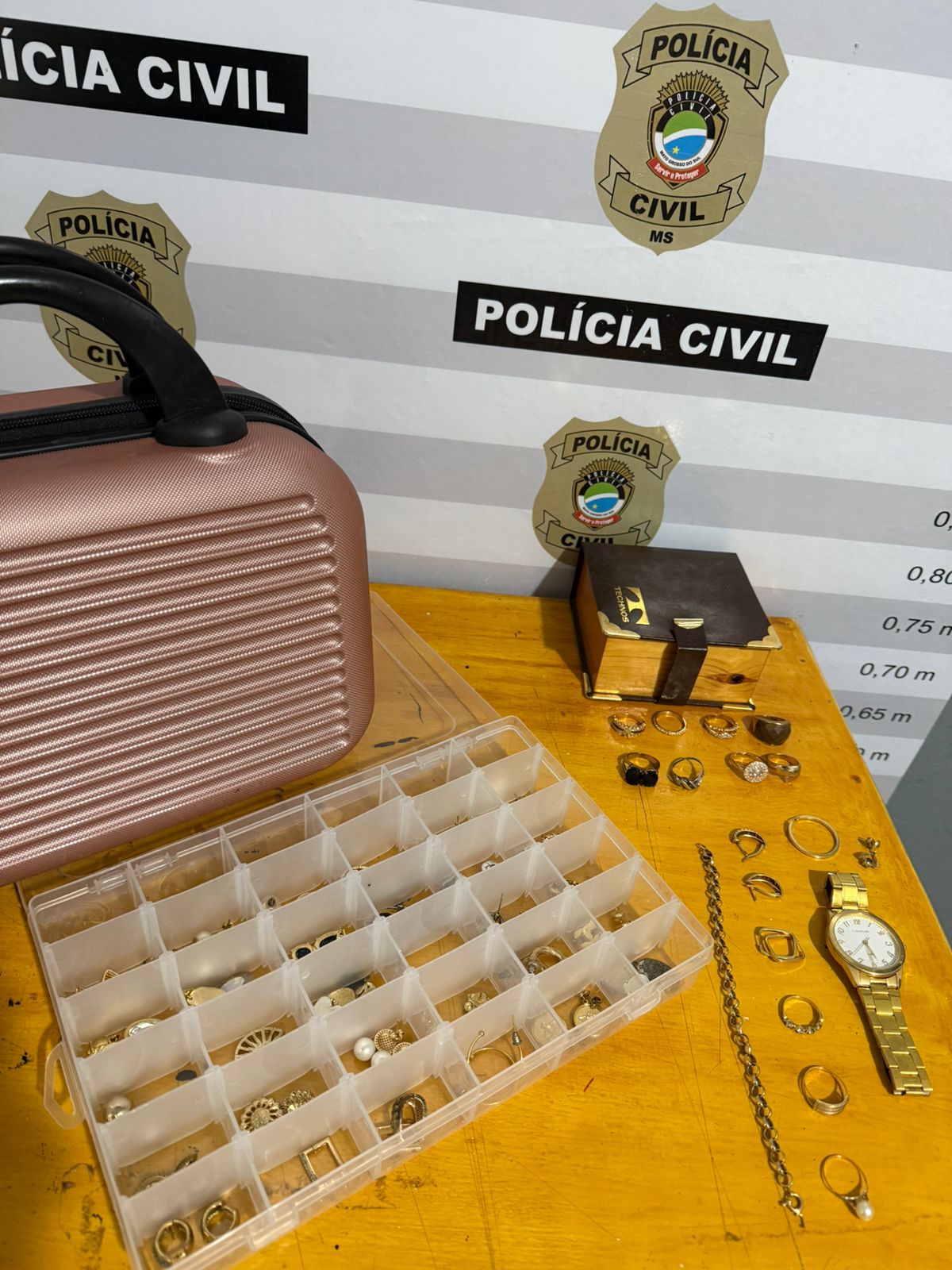 Homem é preso em  Batayporã suspeito de furto qualificado e polícia recupera joias avaliadas em R$ 22 mil