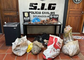 Quatro são presos suspeitos de furto de fios que deixaram mais de 30 mil pessoas sem água em Dourados