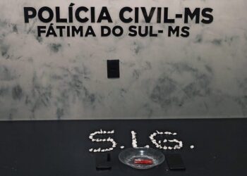 Casal e preso por tráfico de drogas em Fátima do Sul, droga apreendida tem valor estimado em R$ 3.400