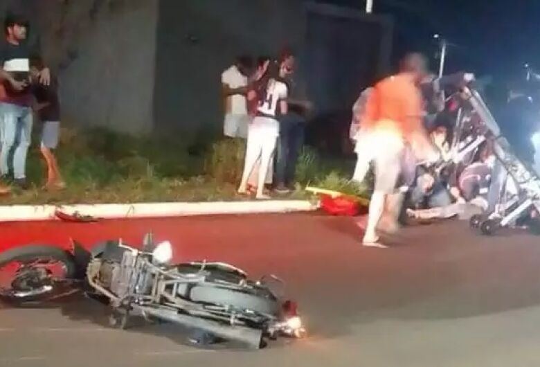 Motociclista m*rre após ser atropelada por caminhonete em Ponta Porã