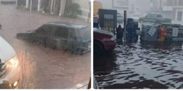 Temporal em Paranaíba causa alagamentos e estragos na cidade