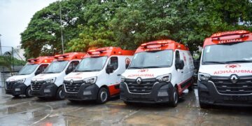 Governo Federal fortalece o SAMU em Campo Grande com seis novas ambulâncias