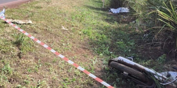 De moto, mulher morre atropelada por caminhonete na BR-163 em MS