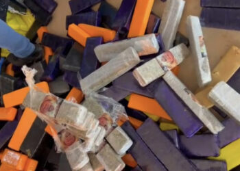 Polícia queima 933 quilos de maconha em MS