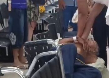 Vídeo: idoso morre esperando atendimento no HRMS 