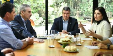 Ao lado de Riedel e ministra Simone, Paulo Corrêa discute crise no agronegócio 