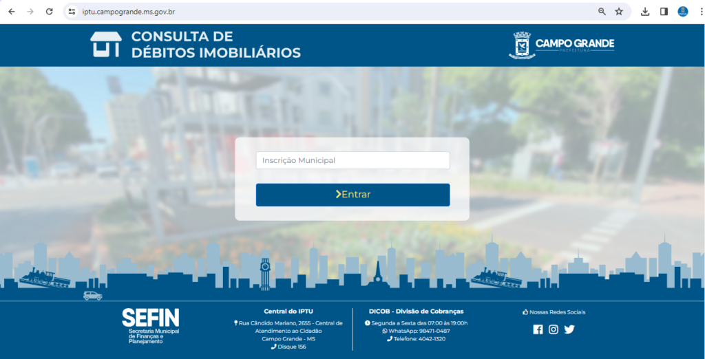 Contribuintes podem acessar guia do IPTU 2025 pela internet Contribuintes podem acessar guia do IPTU 2025 pela internet