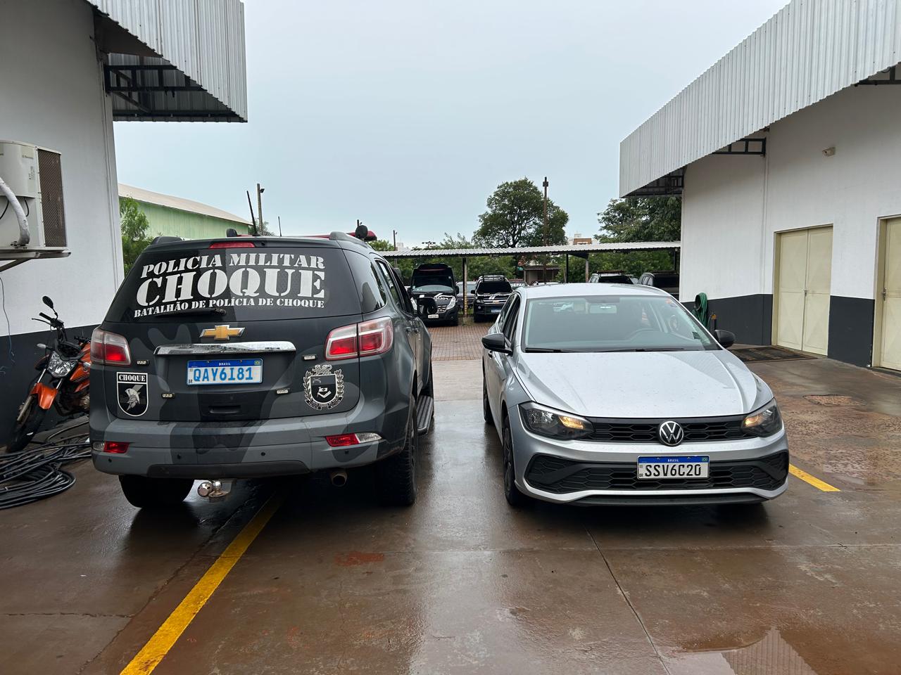 Batalhão de Choque recupera veículo roubado e prende suspeito em Campo Grande