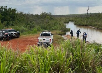 Corpo de homem é encontrado em córrego e suspeitos são presos em Nova Andradina