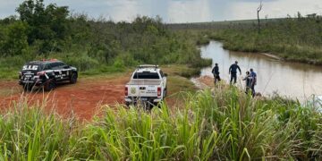 Corpo de homem é encontrado em córrego e suspeitos são presos em Nova Andradina