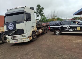Preso dono de caminhão usado para furtar 32 toneladas de soja em Sidrolândia