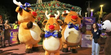 Cidade do Natal tem  sertanejo no sextou e parada natalina