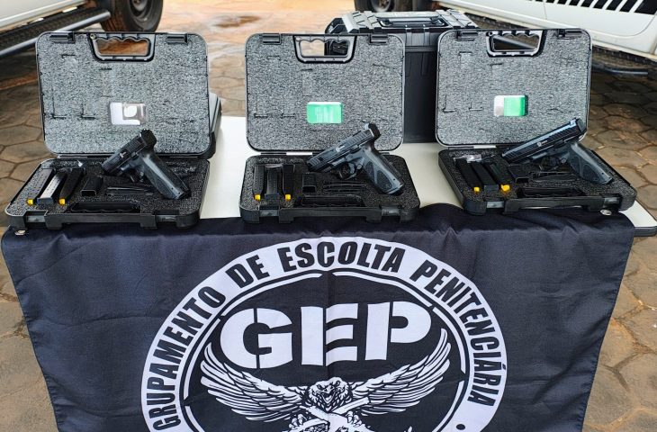 Polícia Penal do MS recebe novos armamentos e reforça segurança pública
