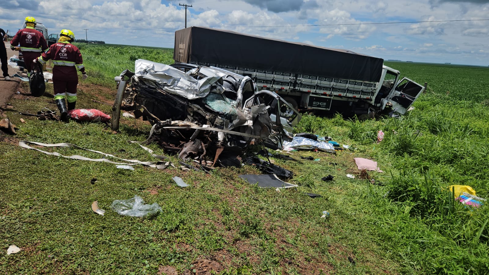 Casal e criança morrem em acidente na BR-163 em MS