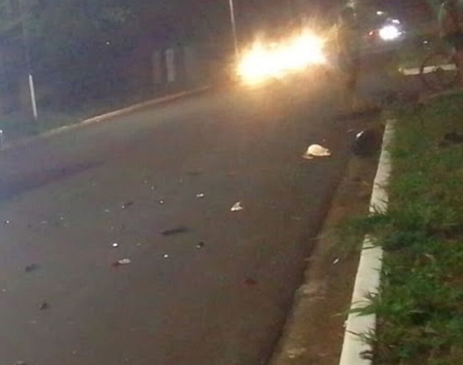 Motociclista morre após ser atropelado por outra moto na Avenida Gunter Hans