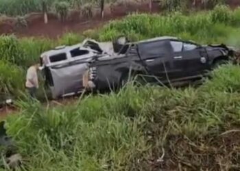 Acidente grave na BR-463 envolve três veículos e deixa uma vítima fatal