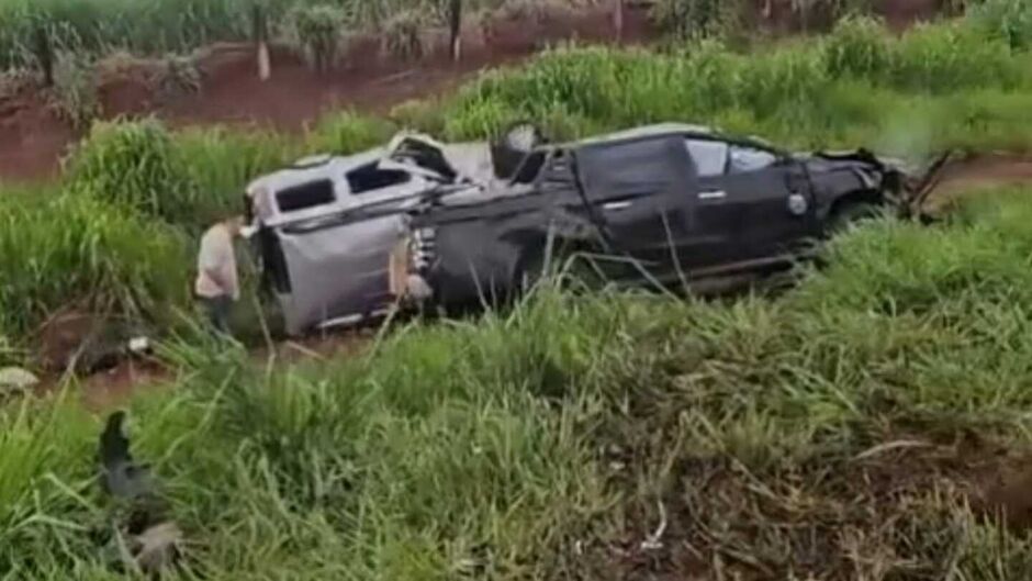 Acidente grave na BR-463 envolve três veículos e deixa uma vítima fatal