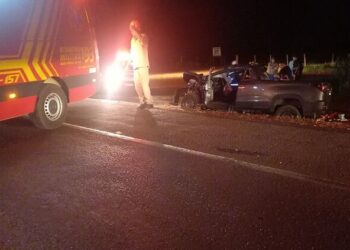 Mulher m0rr3 em acidente de trânsito na BR-262 em Três Lagoas