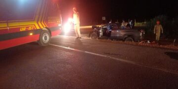 Mulher m0rr3 em acidente de trânsito na BR-262 em Três Lagoas