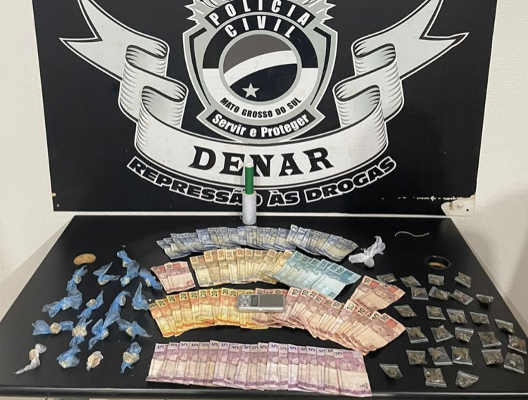 Boca de fumo é fechada e traficante preso na Capital