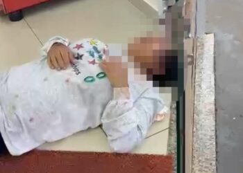 Vídeo: Espancada pelo companheiro, mulher no puerpério é socorrida em estado grave em drogaria no Aero Rancho 