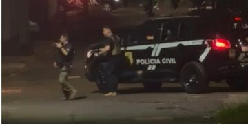 Com extensa ficha criminal, Buguinho da Nhanhá troca tiro com o Choque e sai perdendo