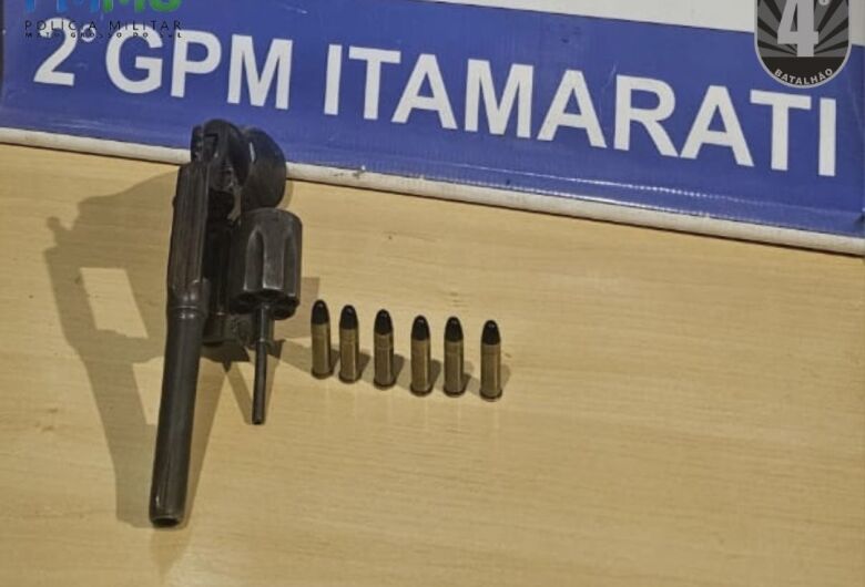 Homem é preso por porte ilegal de arma de fogo em Ponta Porã