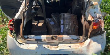 Polícia Civil apreende 300kg de maconha após acidente na rodovia MS-295