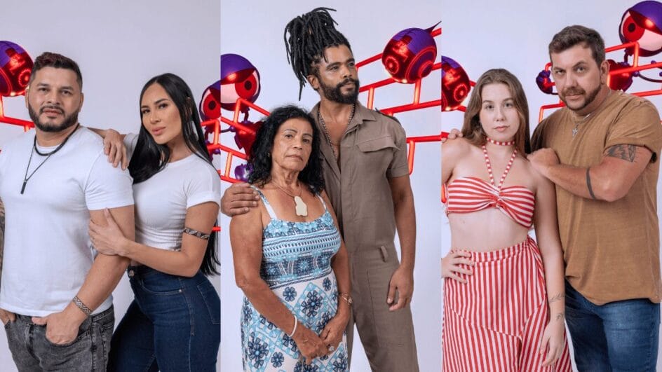 Primeiro paredão do BBB25: Três duplas se enfrentam na disputa para permanecer na casa