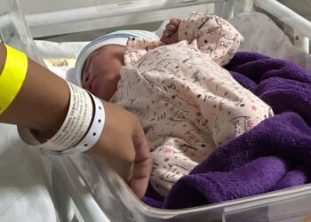 Primeira bebê de 2025 em Campo Grande chegou às 0h09