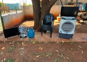 De televisores a botijão de gás, receptador é preso e itens são recuperados em Sidrolândia