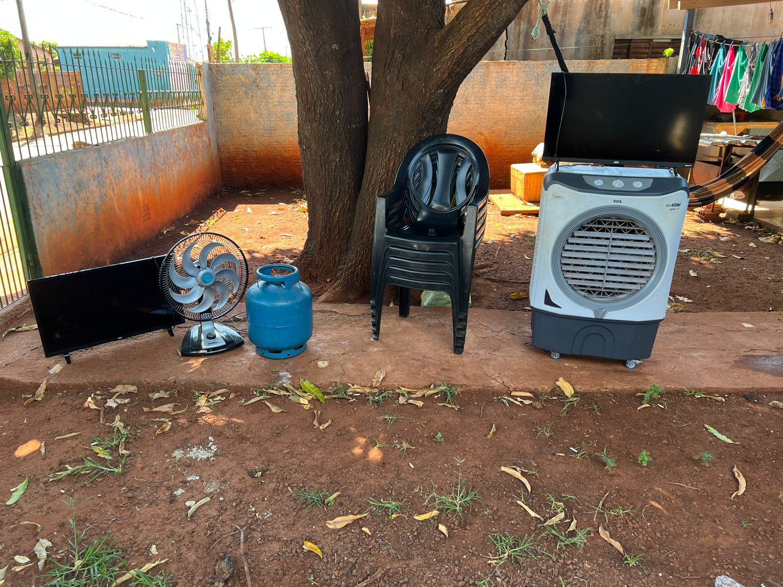 De televisores a botijão de gás, receptador é preso e itens são recuperados em Sidrolândia