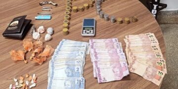 Ação policial em Brasilândia prende casal por tráfico de drogas na “Biqueira do Santista”