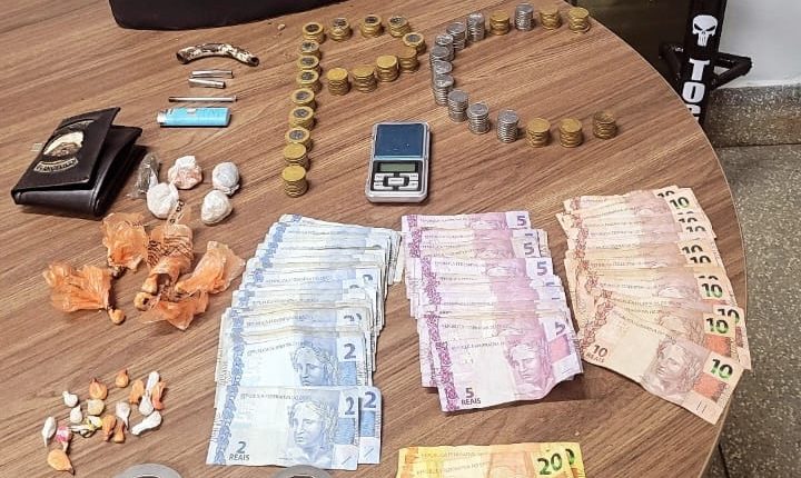 Ação policial em Brasilândia prende casal por tráfico de drogas na “Biqueira do Santista”