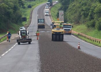 CCR MS Via prossegue obras de manutenção na BR-163/MS