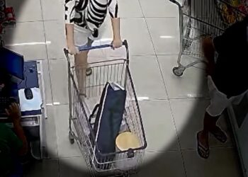 Video: Amostradinha de Campo Grande ganha ‘exposed’ furtando Velho da Havan 