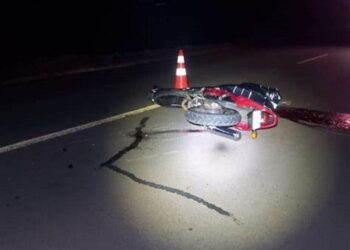 Motociclista morre em colisão com caminhão na MS-112 em Selvíria