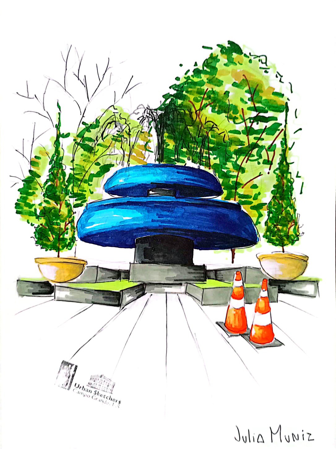 Lançamento do segundo livro “Urban Sketchers” celebra a arte e a cultura de Campo Grande