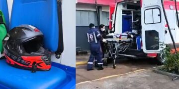 Jovem tem perna amputada após acidente em Dourados