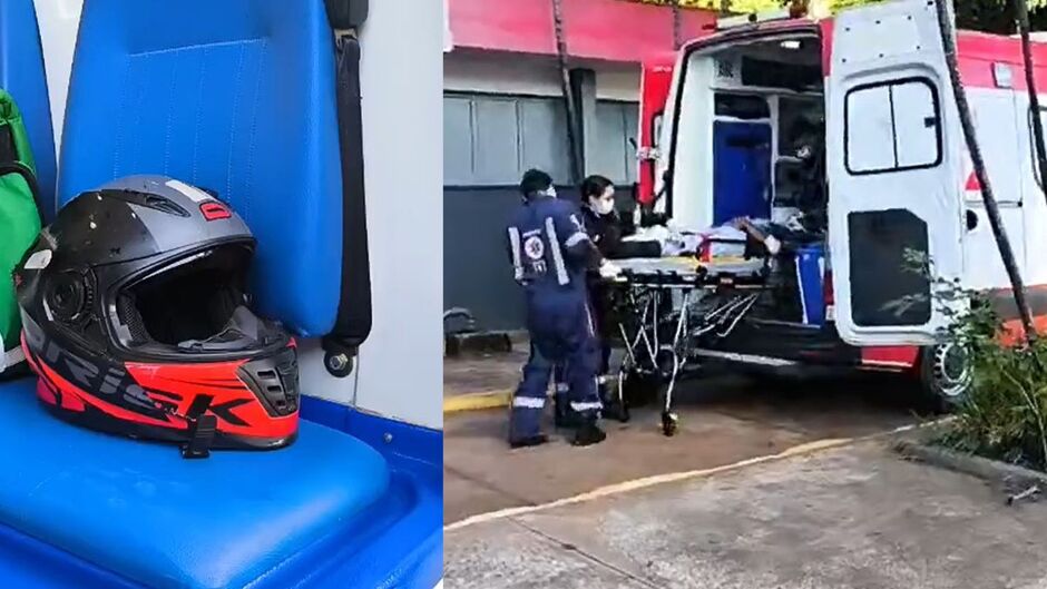 Jovem tem perna amputada após acidente em Dourados